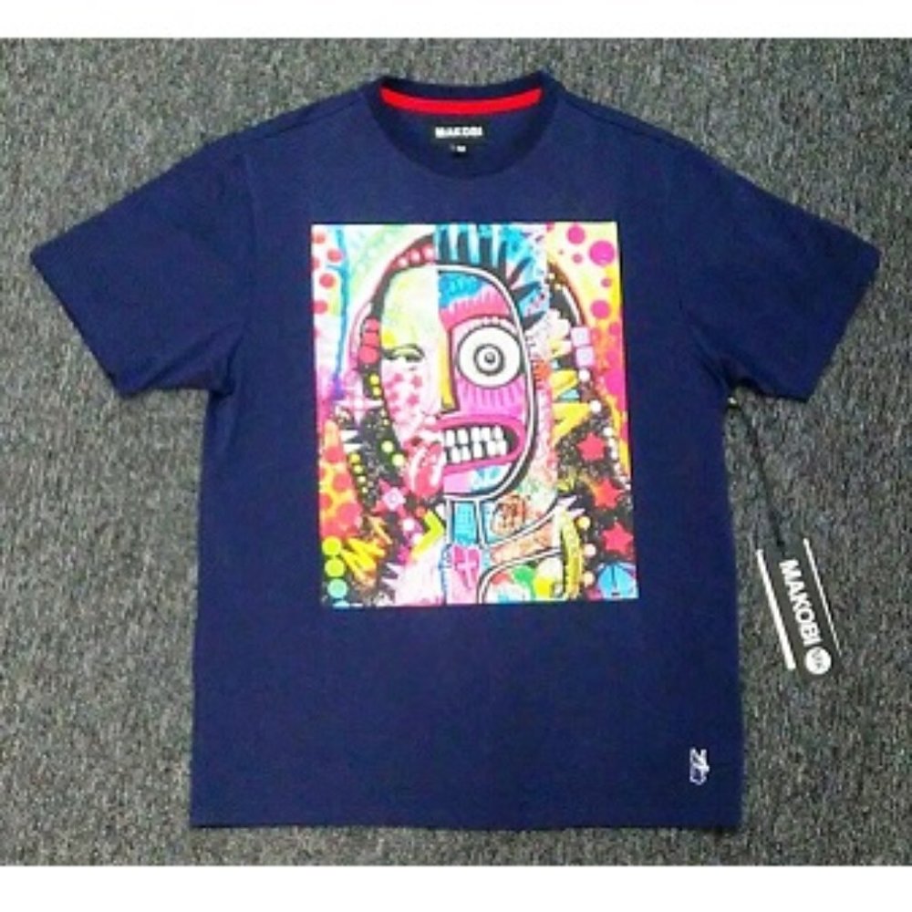 NEW! "MONA" SHORT SLEEVE T-SHIRT - NAVY - MEN